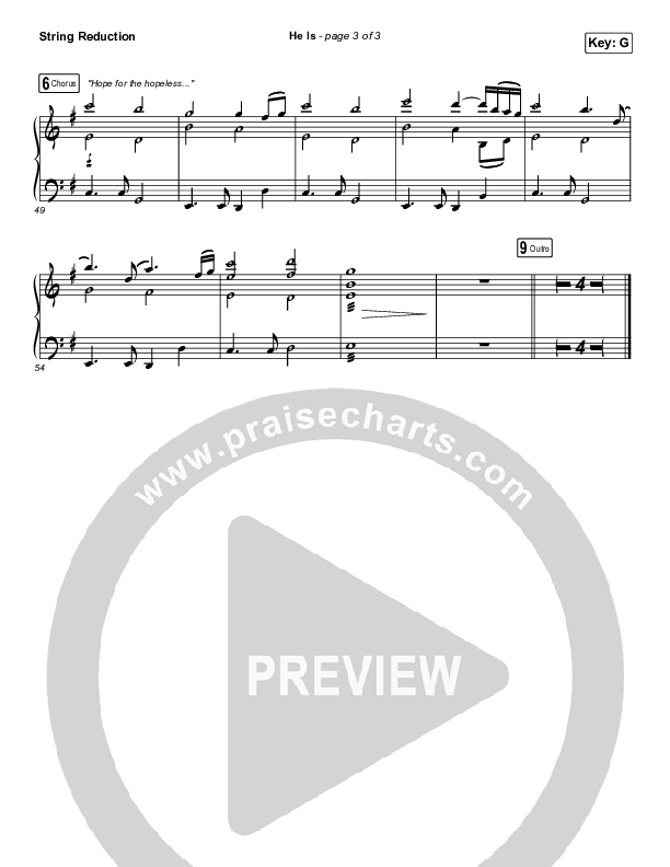 He Is (Choral Anthem SATB) Synth Strings (Crowder / Arr. Luke Gambill)