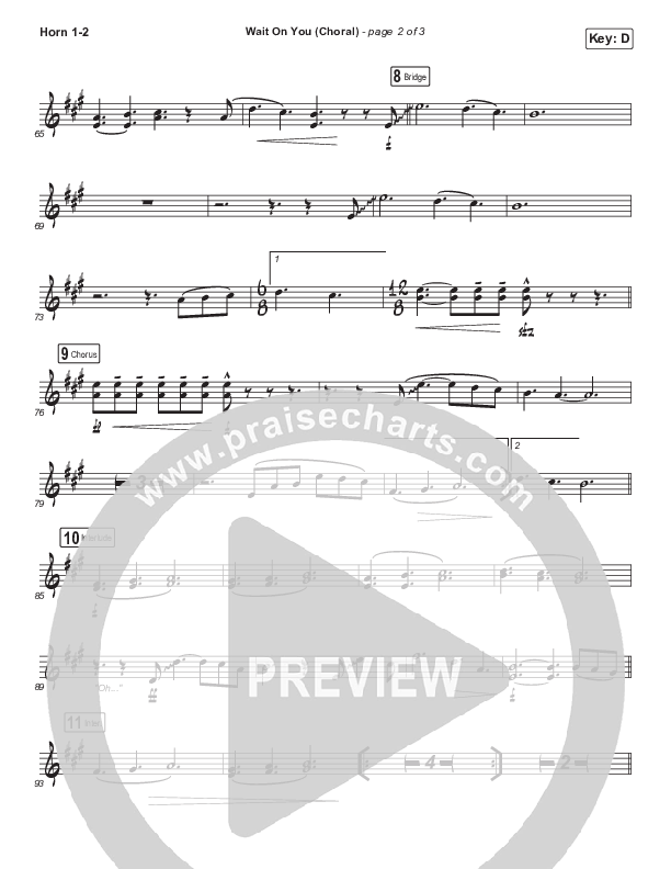 Wait On You (Choral Anthem SATB) Brass Pack (Maverick City Music / Elevation Worship / Dante Bowe / Chandler Moore / Arr. Luke Gambill)