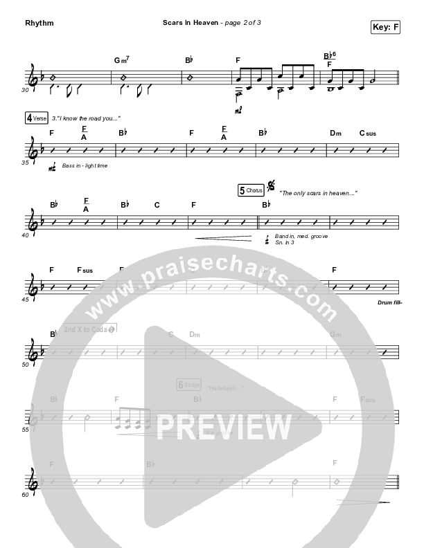 Scars In Heaven Sheet Music PDF (Casting Crowns) PraiseCharts