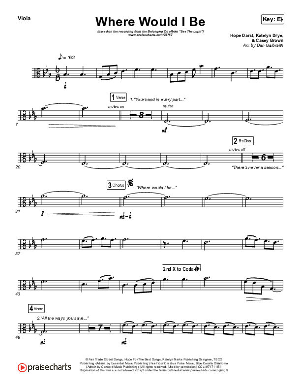 Where Would I Be (Live) Viola (The Belonging Co / Hope Darst)