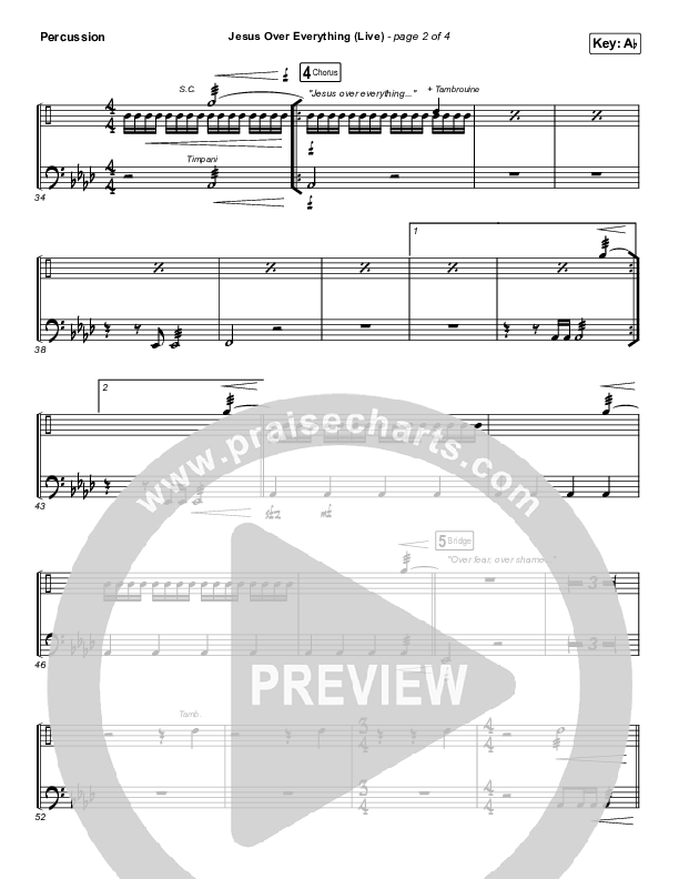 Jesus Over Everything (Live) Percussion (The Belonging Co / Andrew Holt)