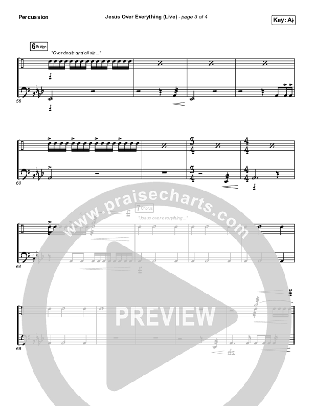 Jesus Over Everything (Live) Percussion (The Belonging Co / Andrew Holt)