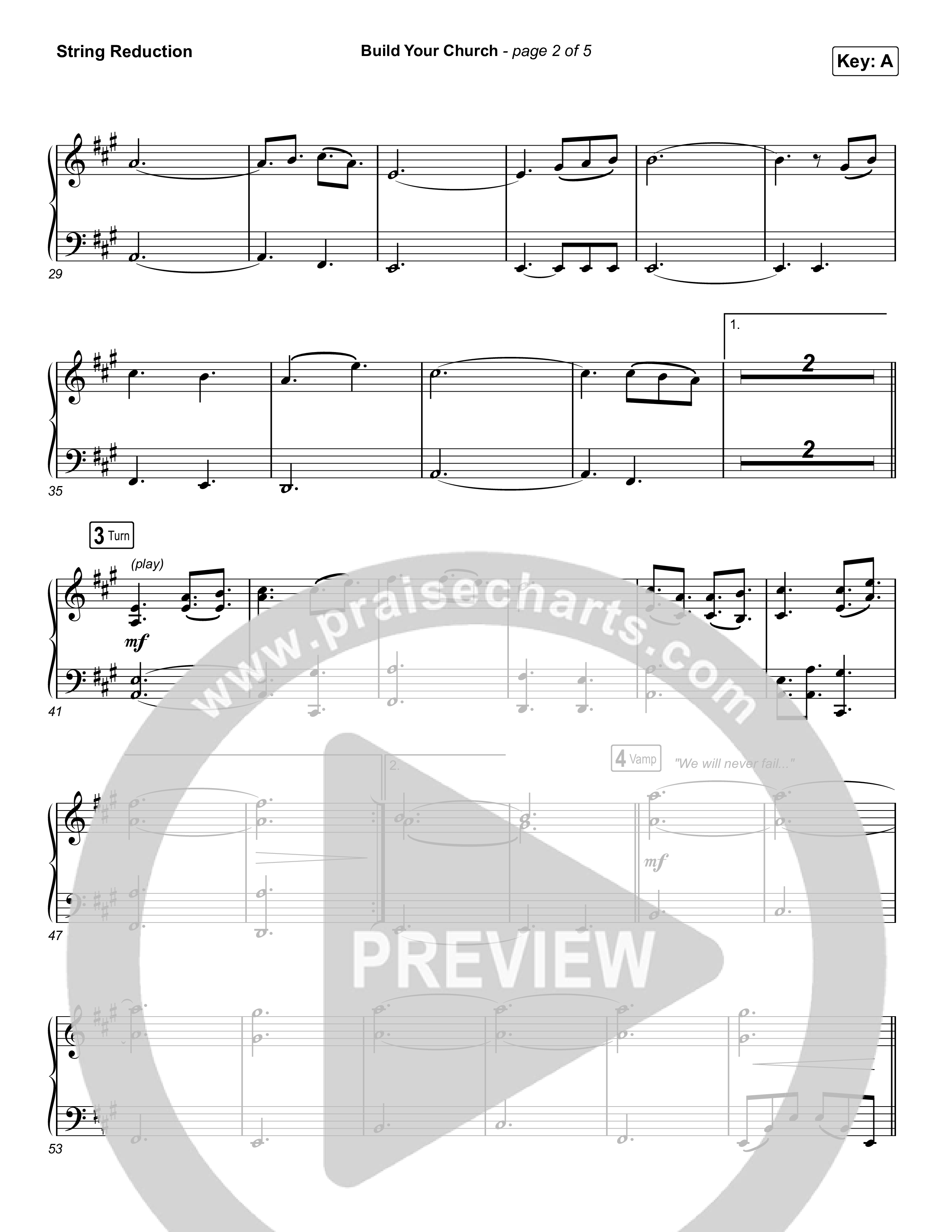 Build Your Church (Choral Anthem SATB) String Reduction (Maverick City Music / Elevation Worship / Arr. Luke Gambill)