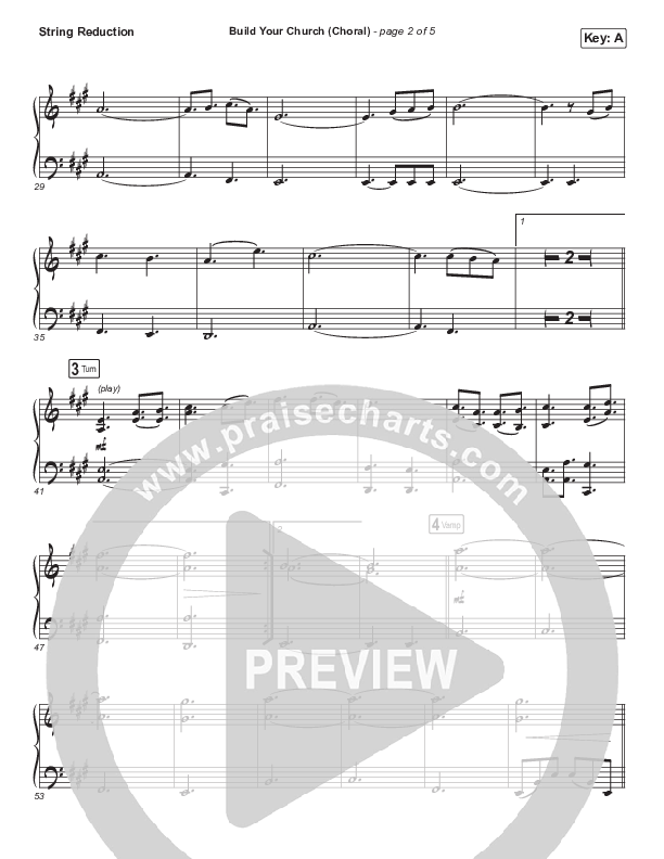 Build Your Church (Choral Anthem SATB) String Pack (Maverick City Music / Elevation Worship / Arr. Luke Gambill)