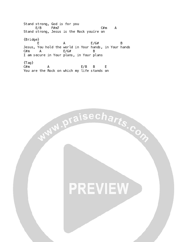 The Rock Sheet Music PDF (Worship For Everyone / Nick & Becky Drake / Tim  Hughes) - PraiseCharts