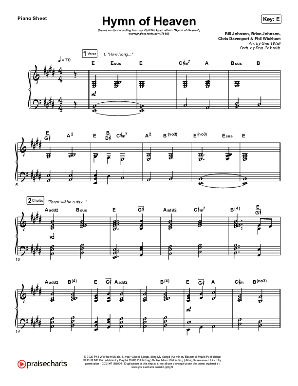 Hymn Of Heaven Devotional - PraiseCharts