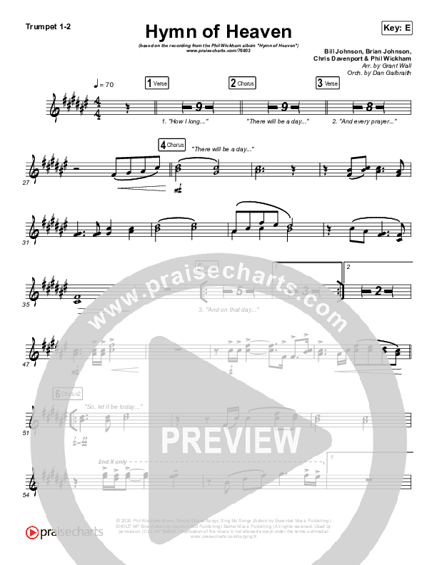 Hymn Of Heaven Trumpet 1,2 (Phil Wickham)