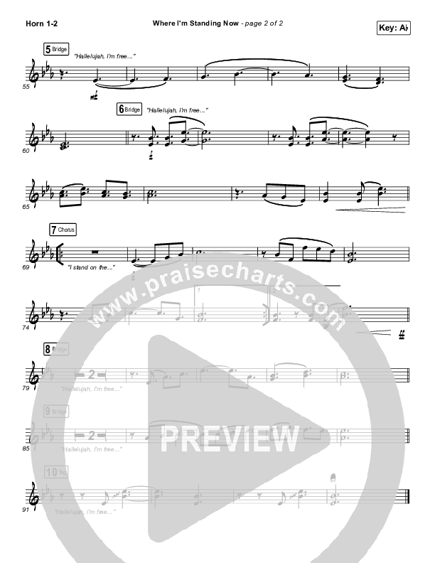 Where I'm Standing Now Brass Pack (Phil Wickham / Brandon Lake)