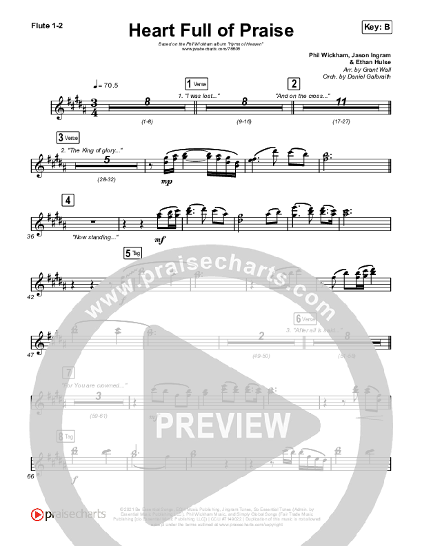 Heart Full Of Praise Wind Pack (Phil Wickham)