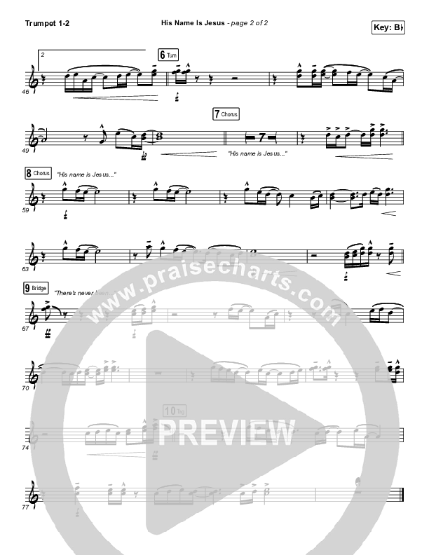 His Name Is Jesus Trumpet 1,2 (Phil Wickham)