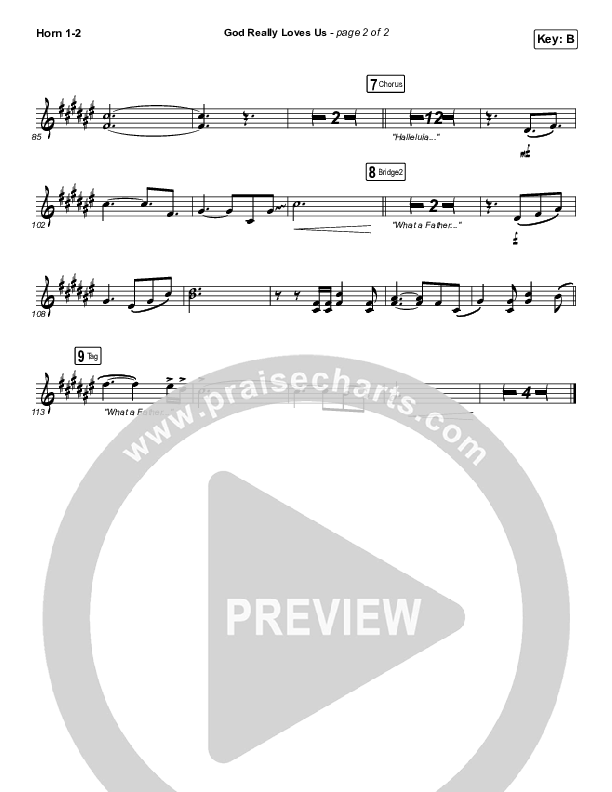 God Really Loves Us Brass Pack (Crowder / Dante Bowe / Maverick City Music)