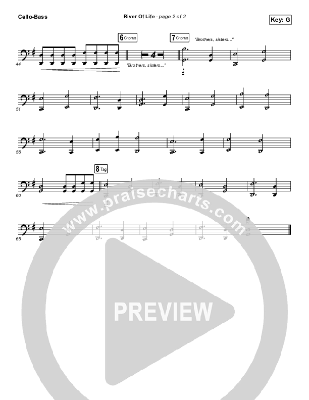 River Of Life Cello/Bass (Mac Powell)