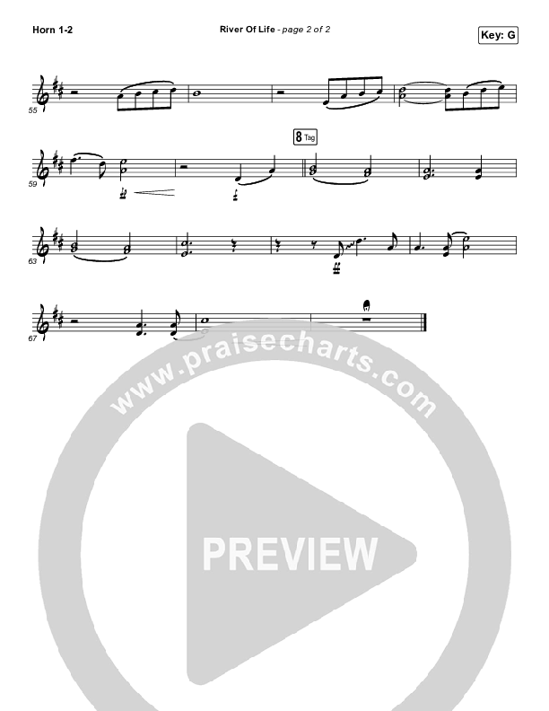 River Of Life French Horn 1/2 (Mac Powell)