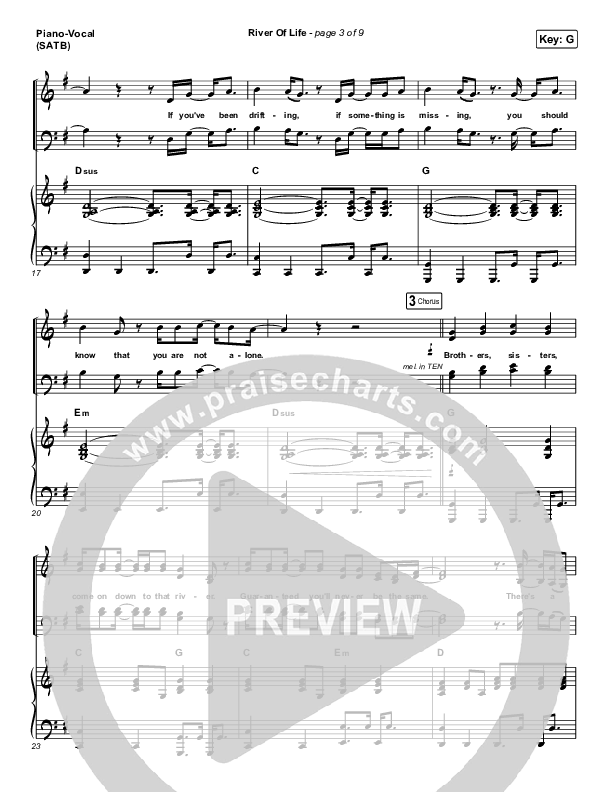 River Of Life Sheet Music Pdf Mac Powell Praisecharts