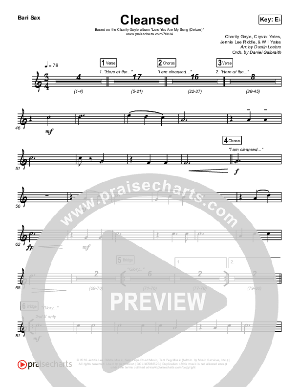 Cleansed Bari Sax (Charity Gayle)