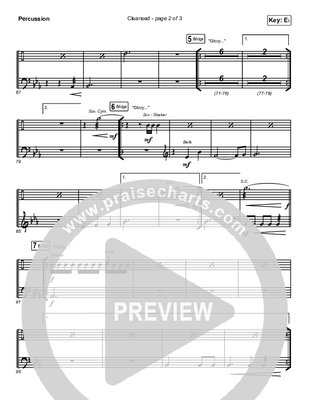 Cleansed Percussion (Charity Gayle)