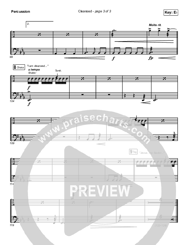 Cleansed Percussion (Charity Gayle)