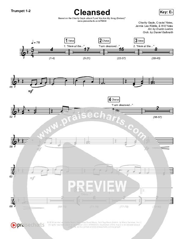 Cleansed Trumpet 1,2 (Charity Gayle)