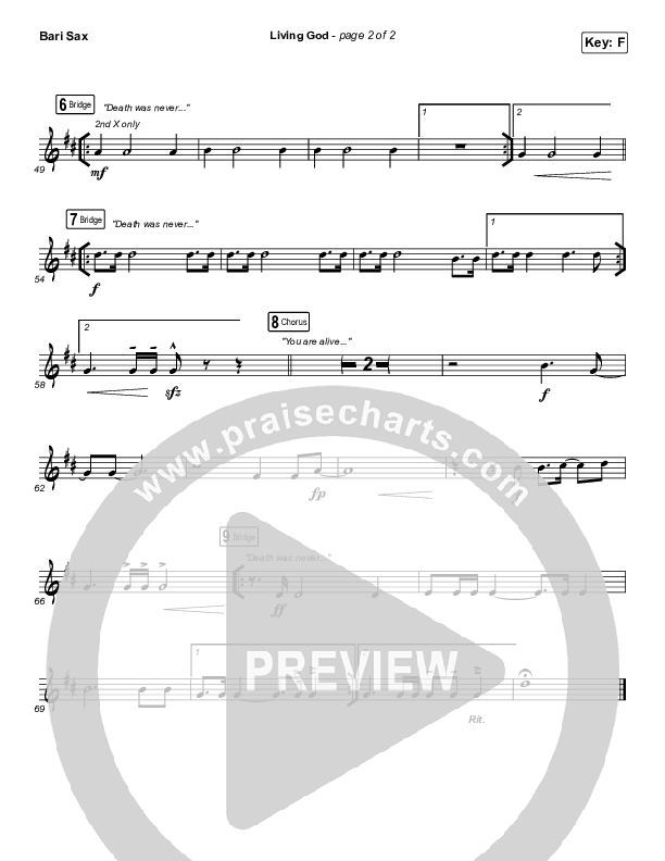 Living God Bari Sax (Red Rocks Worship)