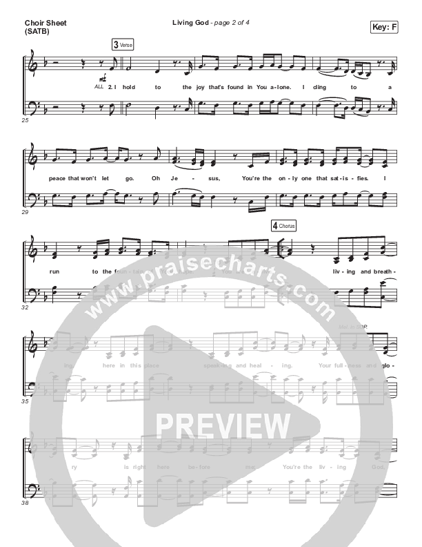 Living God Choir Vocals (SATB) (Red Rocks Worship)