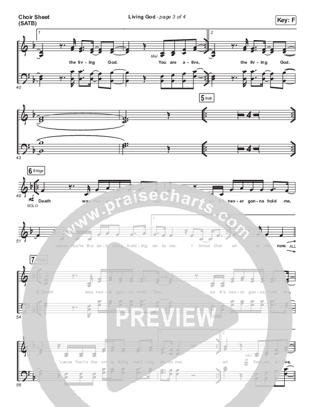 Living God Choir Vocals (SATB) (Red Rocks Worship)