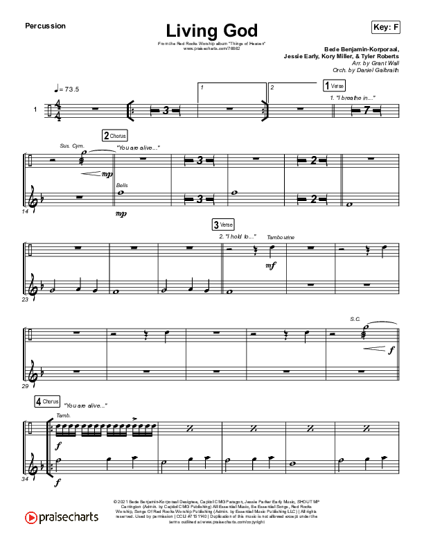 Living God Percussion (Red Rocks Worship)