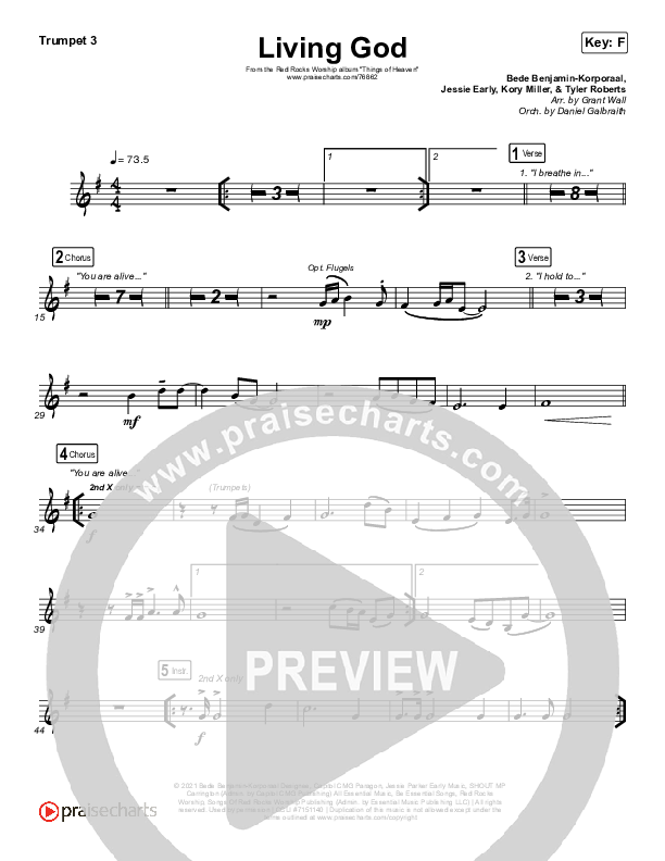 Living God Trumpet 3 (Red Rocks Worship)