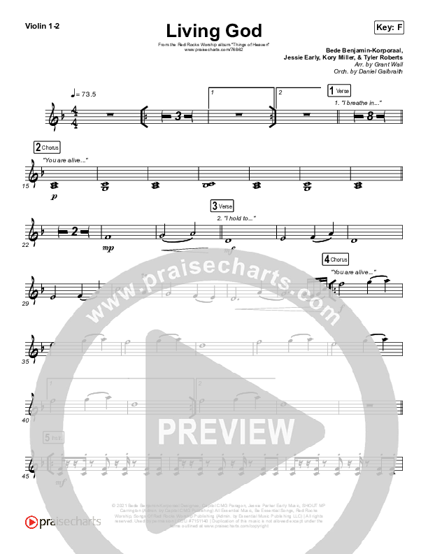 Living God String Pack (Red Rocks Worship)