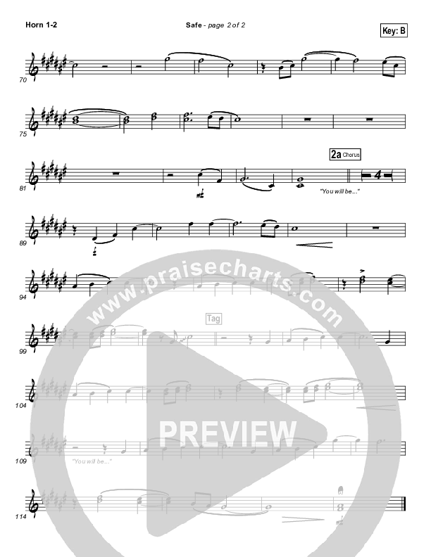 Safe French Horn 1/2 (Phil Wickham)