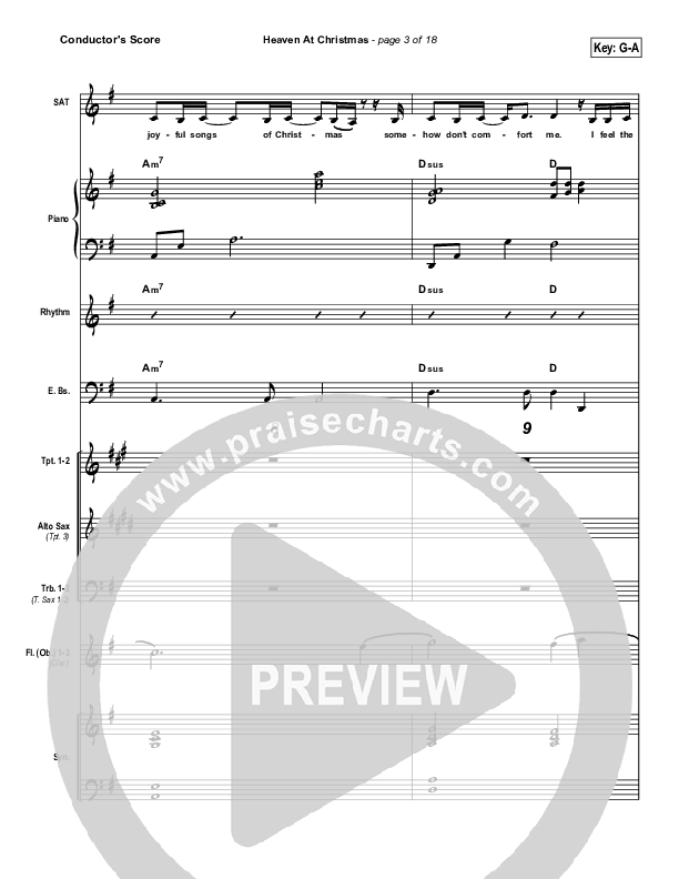 What Is Heaven Like At Christmas (Heaven At Christmas) Conductor's Score ()
