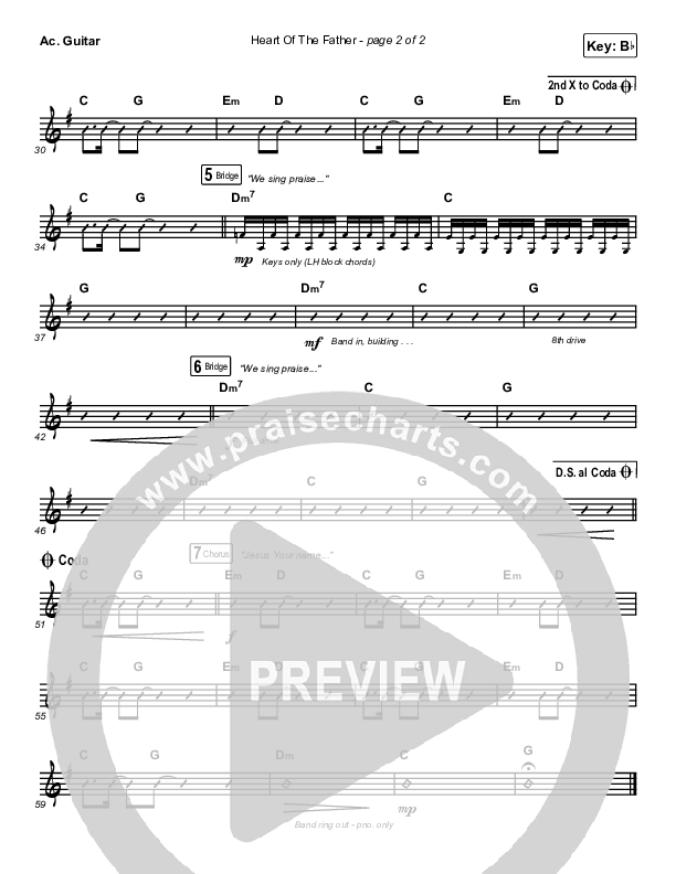 Heart Of The Father Acoustic Guitar (Ryan Ellis)