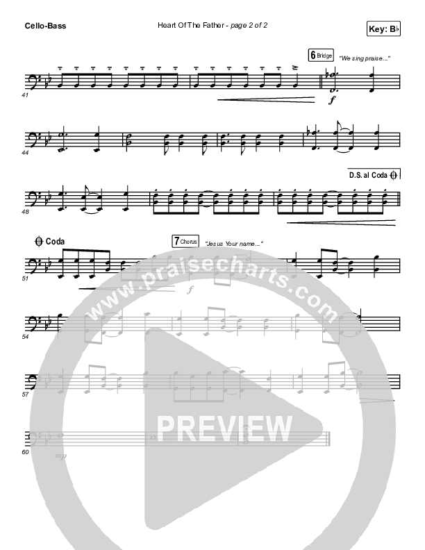 Heart Of The Father Cello/Bass (Ryan Ellis)