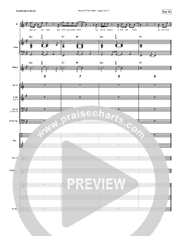 Heart Of The Father Conductor's Score (Ryan Ellis)