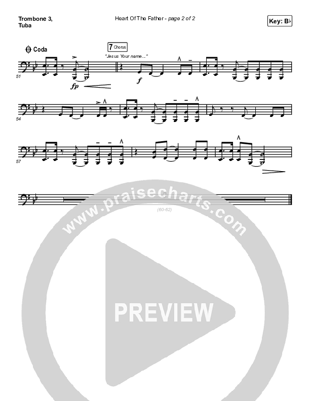 Heart Of The Father Trombone 3/Tuba (Ryan Ellis)