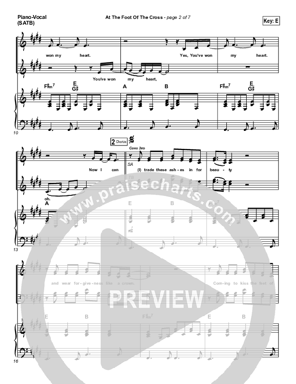 At The Foot Of The Cross Piano/Vocal (Kathryn Scott)