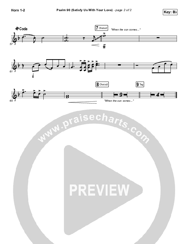 Psalm 90 (Satisfy Us With Your Love) Brass Pack (The Worship Initiative / Shane & Shane)