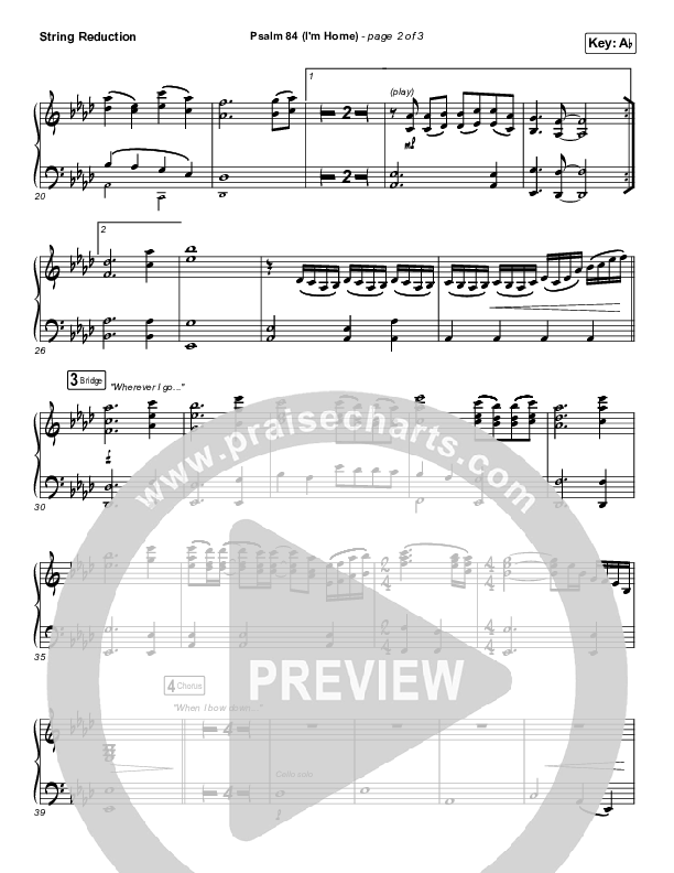 Psalm 84 (I’m Home) String Pack (The Worship Initiative / Shane & Shane)