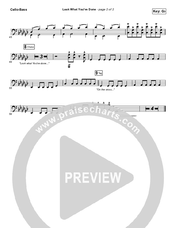 Look What You've Done Cello/Bass (Tasha Layton)