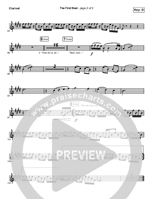 The First Noel Clarinet (Stars Go Dim)