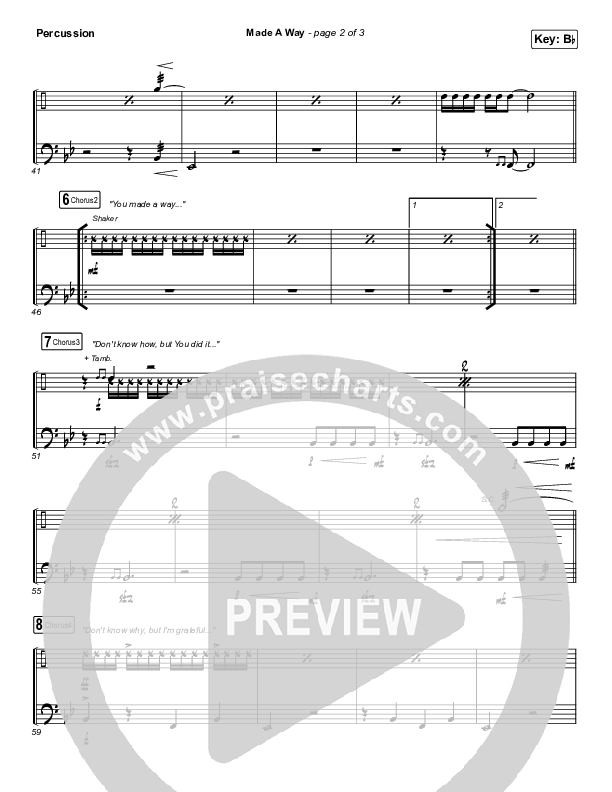 Made A Way Percussion (Church Of The City)