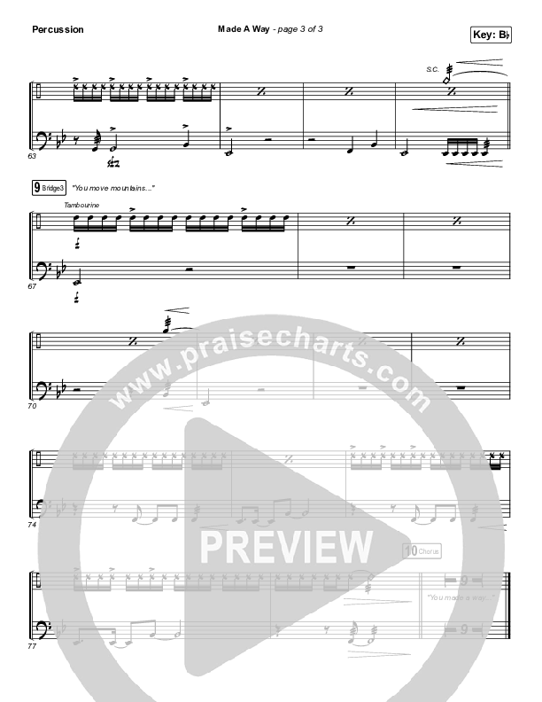 Made A Way Percussion (Church Of The City)