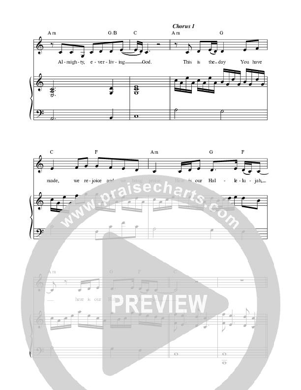 Here Is Our Hallelujah Lead & Piano (Village Lights)