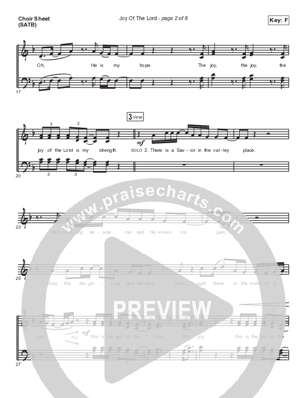 Joy Of The Lord Choir Vocals (SATB) (Maverick City Music)