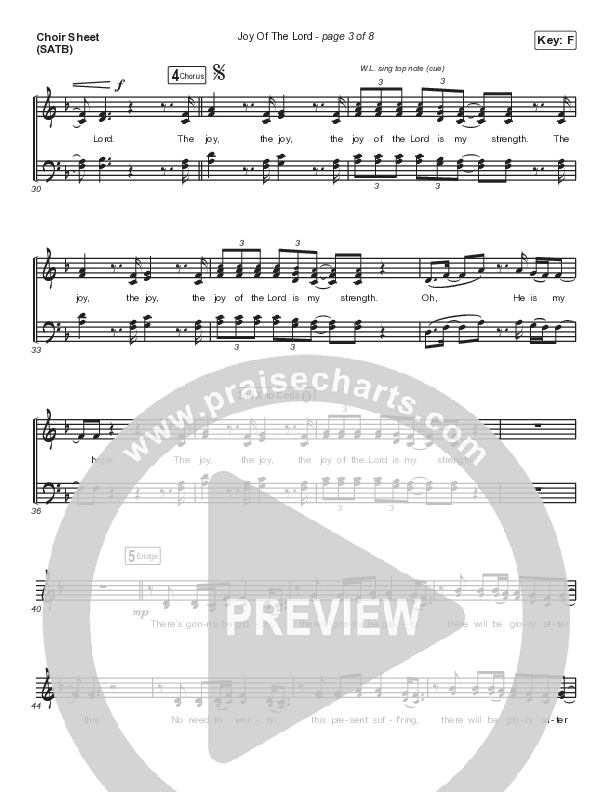 Joy Of The Lord Choir Vocals (SATB) (Maverick City Music)