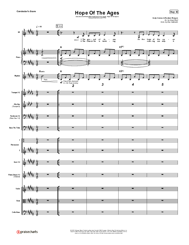 Hope Of The Ages Orchestration (Hillsong Worship / Cody Carnes / Reuben Morgan)