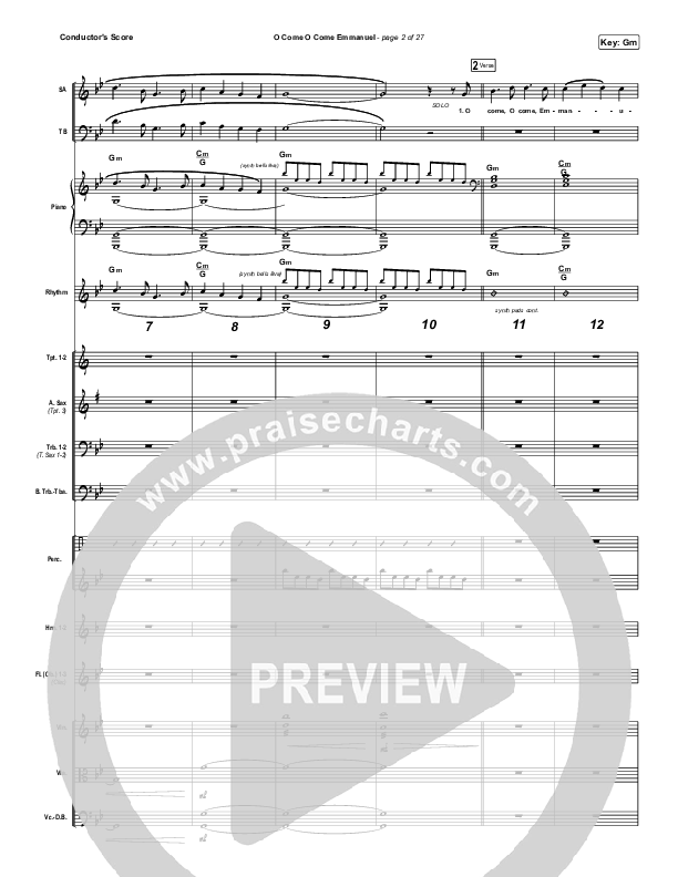 O Come O Come Emmanuel Orchestration (Central Live)