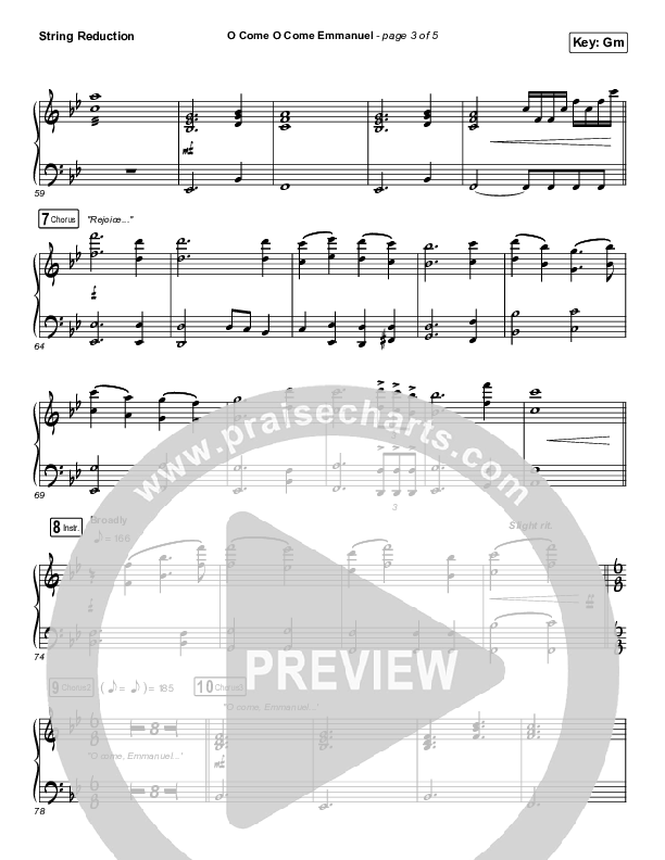 O Come O Come Emmanuel String Pack (Central Live)