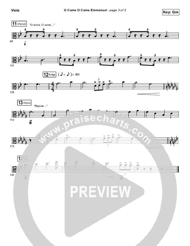 O Come O Come Emmanuel Viola (Central Live)