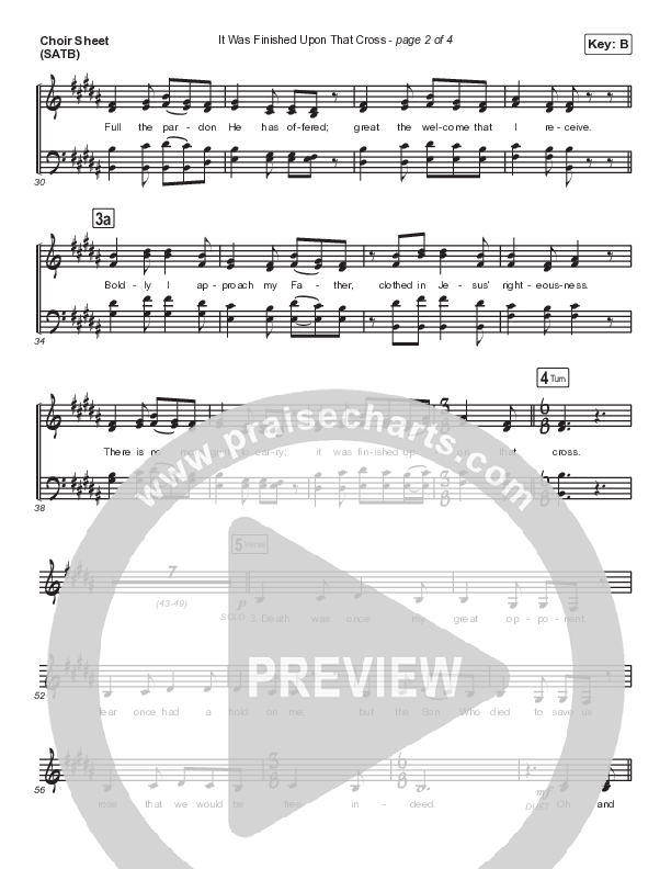 It Was Finished Upon That Cross Choir Vocals (SATB) (The Worship Initiative)