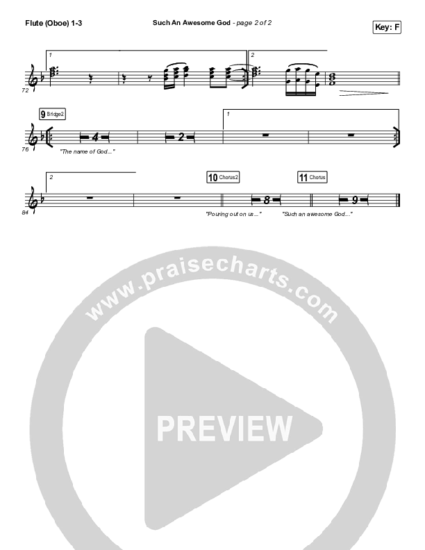 Such An Awesome God Flute/Oboe 1/2/3 (Maverick City Music)